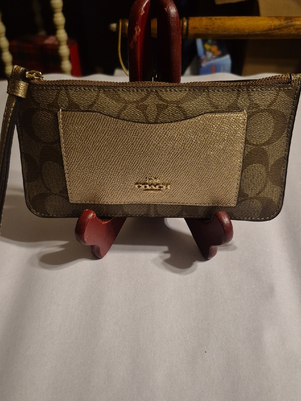 Coach Long Wristlet  Like New.